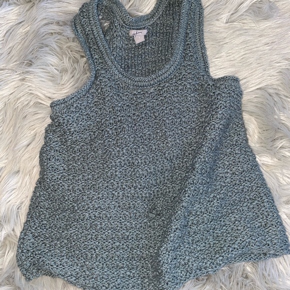 KNIT GREEN TANK - Picture 1 of 1